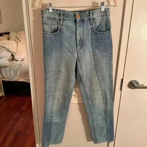 Isabel Marant Blue Cropped Jeans